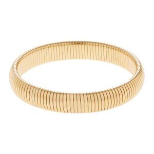 New Ben-Amun Brandy Stretchy Gold Bangle Bracelet NWT